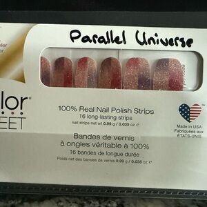 Color Street Glitter Nail Strips - Red and Pink Sparkle